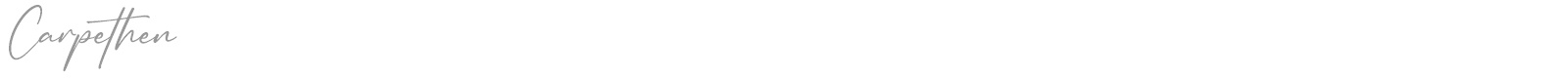 Carpethen font preview