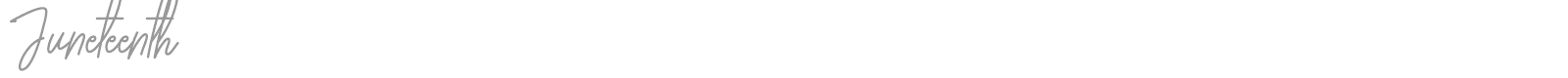 Juneteenth font preview