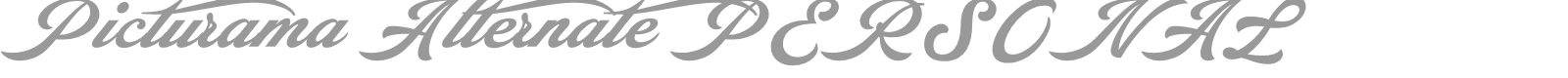 Picturama Founder font preview