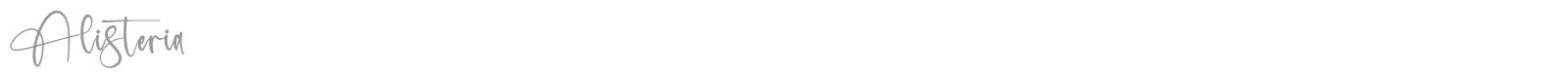 Alisteria font preview