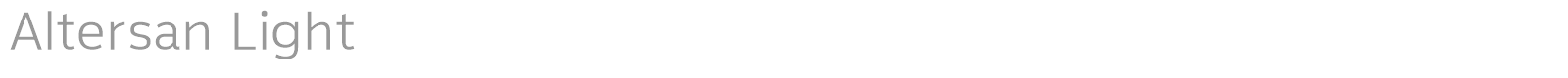 Altersan font preview
