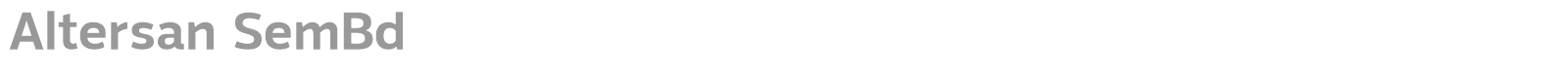 Altersan font preview