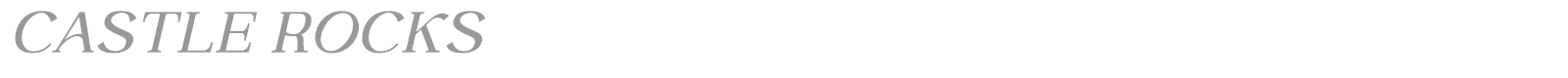 Castle Rocks font preview