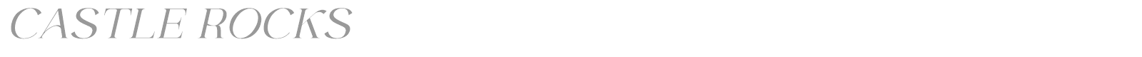 Castle Rocks font preview