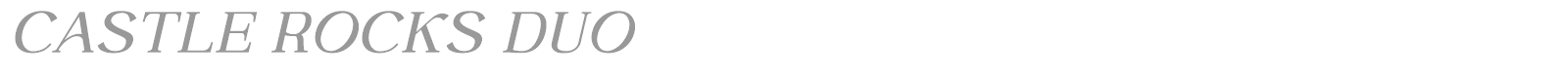 Castle Rocks font preview