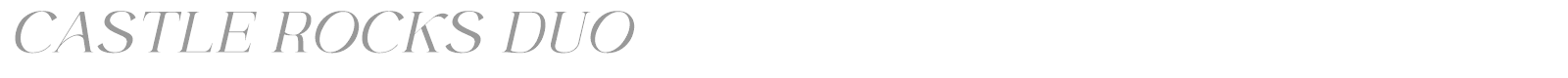Castle Rocks font preview