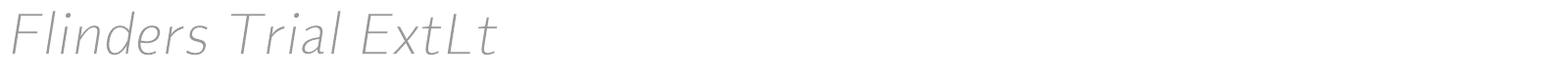 Flinders font preview