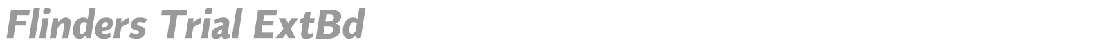 Flinders font preview