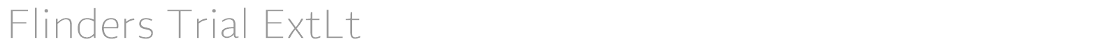 Flinders font preview