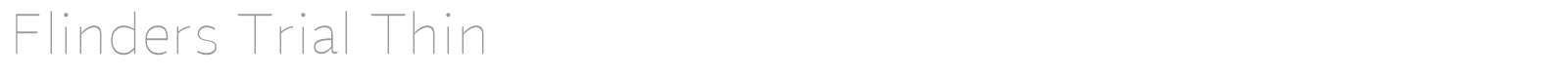 Flinders font preview