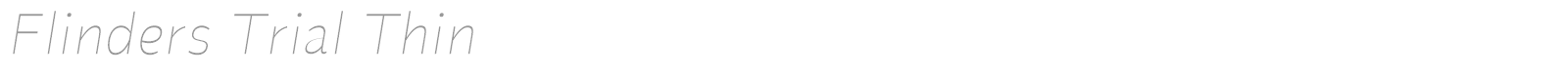 Flinders font preview