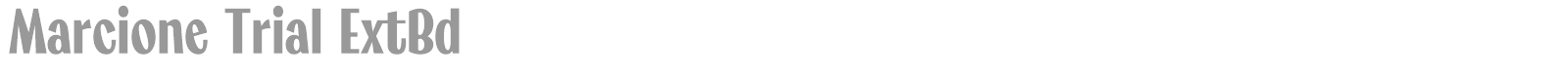 Marcione font preview