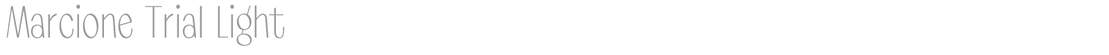 Marcione font preview
