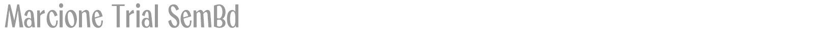 Marcione font preview