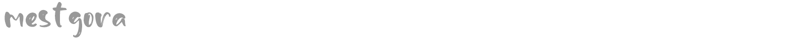 Mestgora font preview