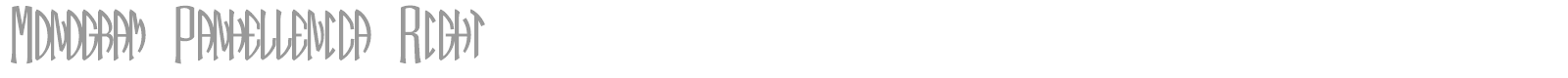 Monogram Panhellenica font preview