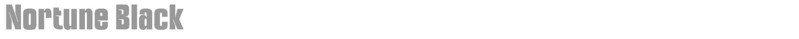 Nortune font preview