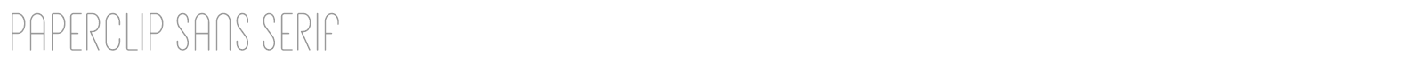 Paperclip Sans Serif font preview