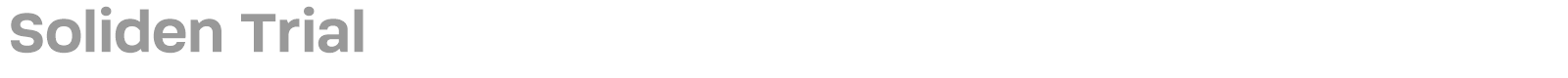 Soliden font preview