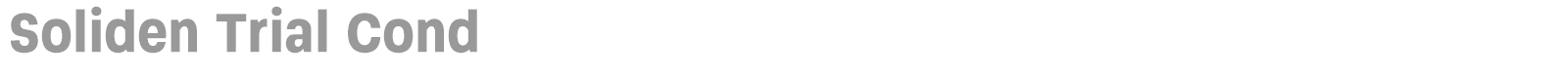 Soliden font preview
