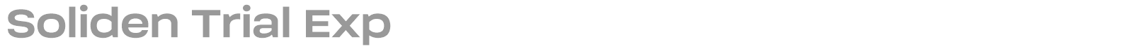 Soliden font preview