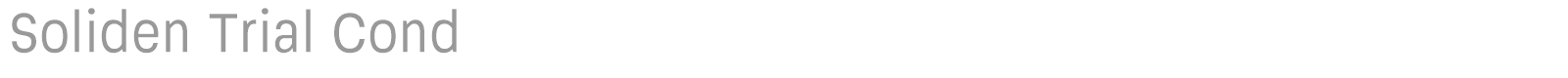 Soliden font preview