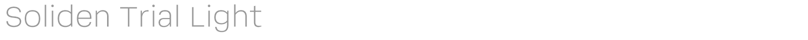 Soliden font preview