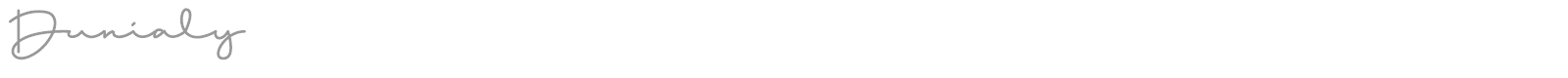 Dunialy font preview
