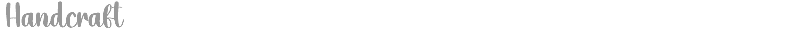 Handcraft font preview