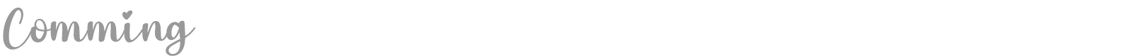 Comming font preview