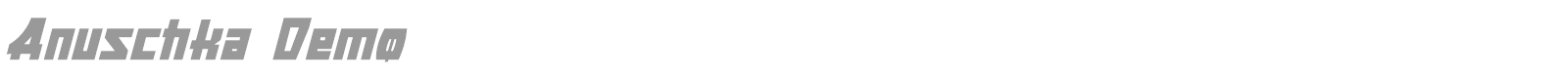 Anuschka font preview