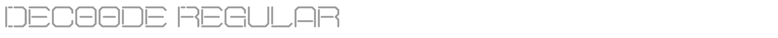 Decoode font preview