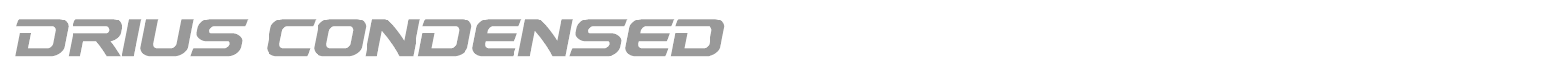 Drius font preview