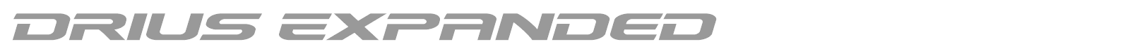 Drius font preview