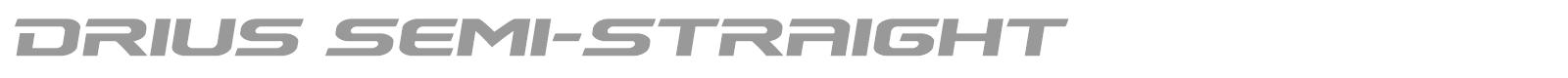 Drius font preview