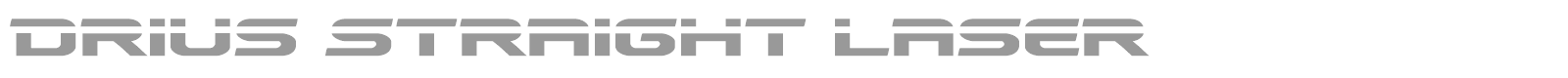 Drius font preview