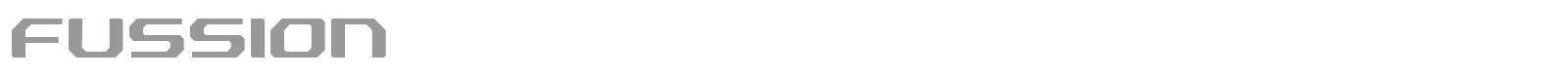 Fussion font preview