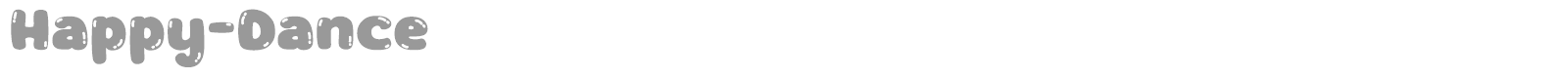 Happy Dance font preview