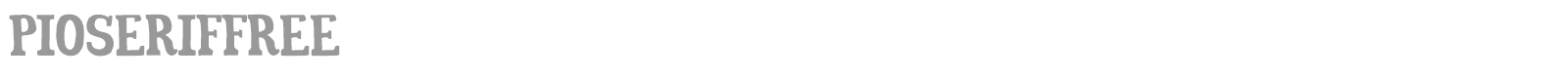 Pio Serif font preview