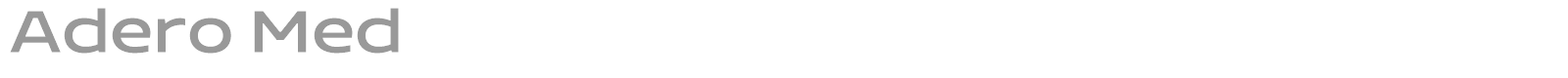 Adero font preview