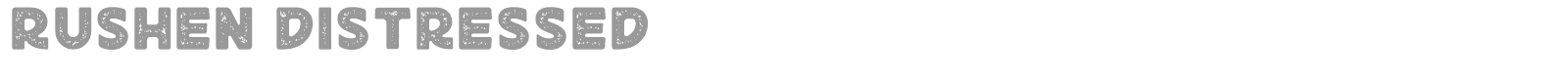 Rushen font preview