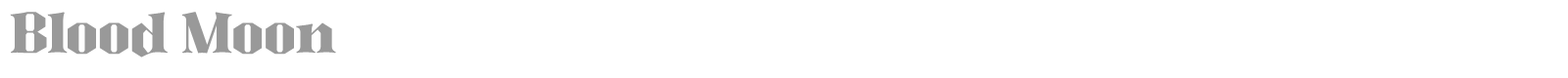 Blood Moon font preview