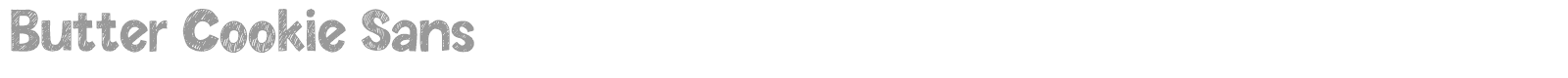 Butter Cookie Sans font preview