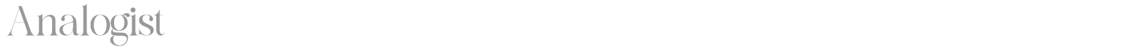 Analogist font preview