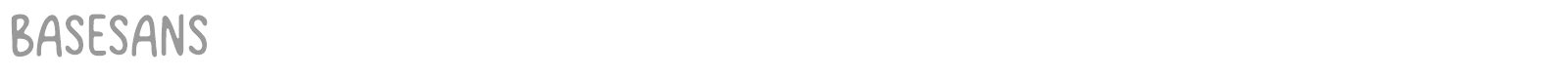 Basesans font preview