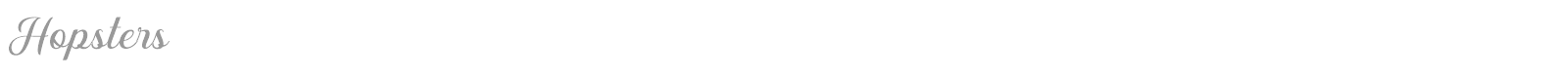 Hopsters font preview