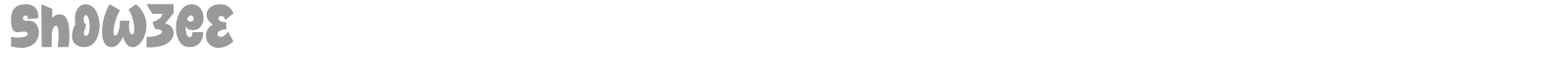 Showzee font preview