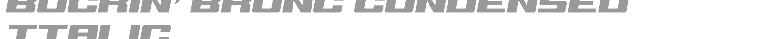 Buckin' Bronc font preview