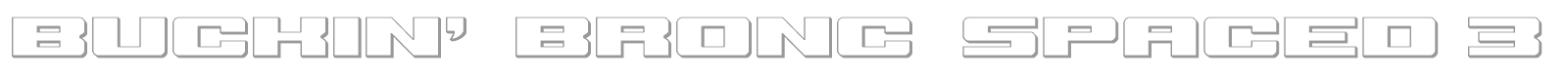 Buckin' Bronc font preview