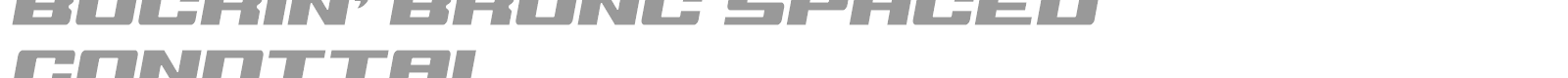 Buckin' Bronc font preview